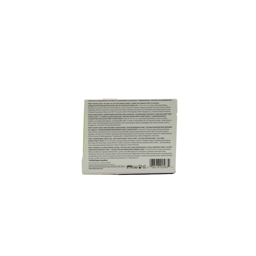 Pink ShortLooks Texturizer with Avocado & Castor Oil