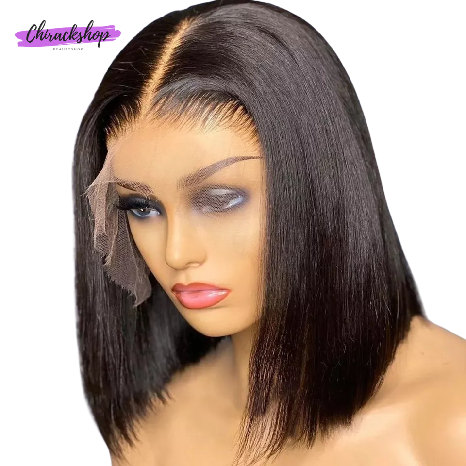 Bob-Perücke mit glattem Haar